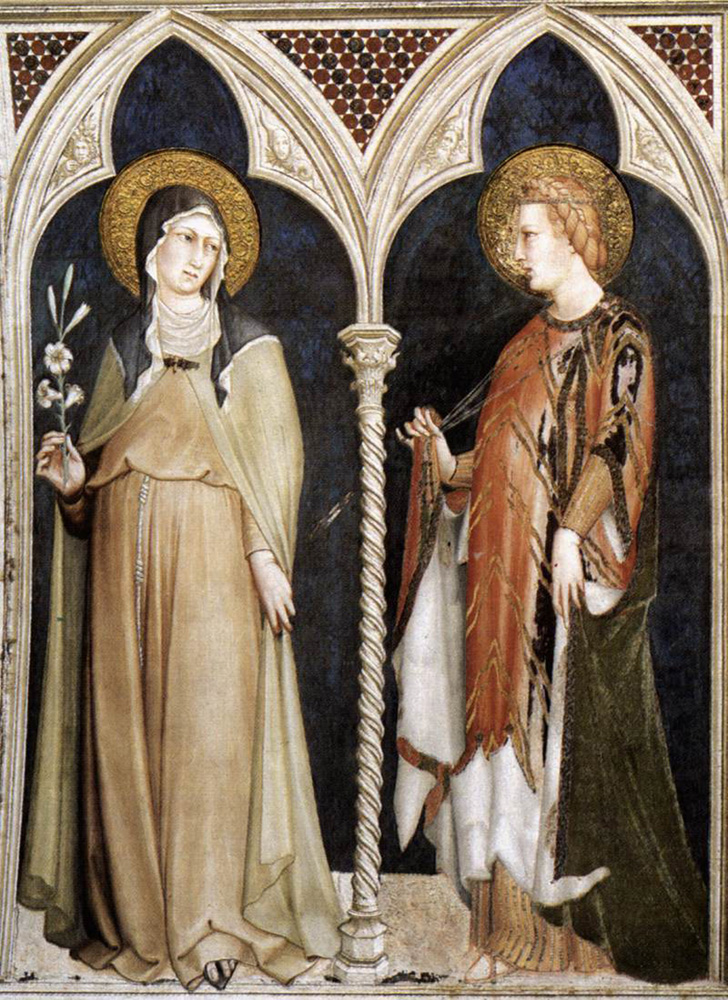 saint clare and saint elizabeth of hungary